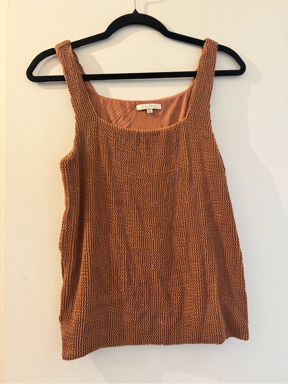 Z Supply Knit Tank Top in Rust